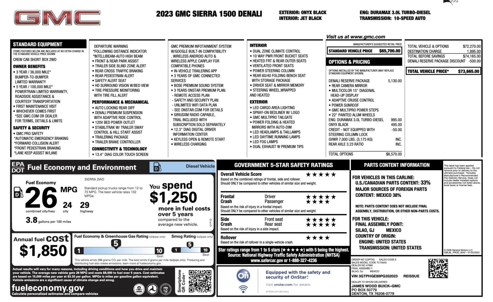 gmc sierra 1500 denali 2023 3GTPHGE89PG332023 image gmc sierra 1500 denali 2023 3GTPHGE89PG332023 image